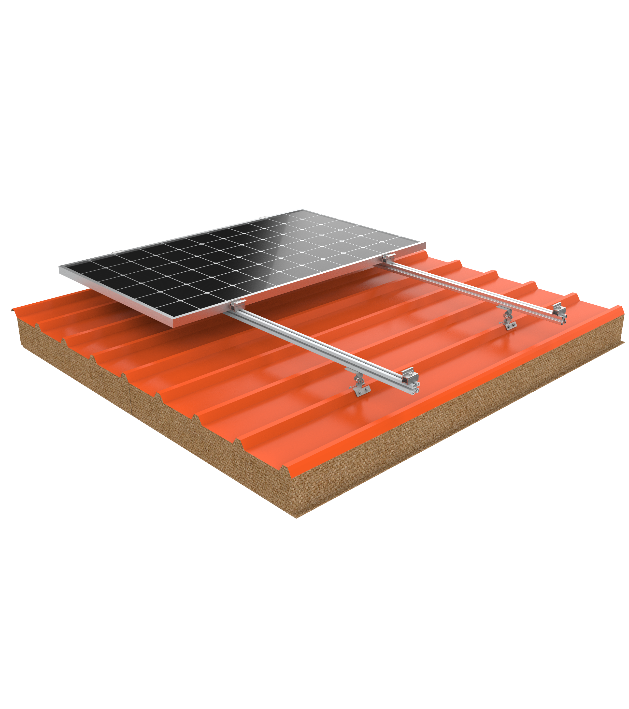 Solar  Sandviç Panel Çatı (Sigma Profil) Bağlantı